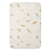 Tapis De Bain Collection Luxueuse Moderne Boho Feathers (devant Vertical)