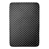 Tapis De Bain Collection Paris pois noir et blanc (devant Vertical)