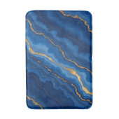 Tapis De Bain Collection tendance Royal Blue Gold Marble Collect (Devant (Vertical))