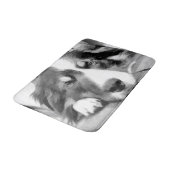 TAPIS DE BAIN COLLIE FRONTALIÈRE (Angle)