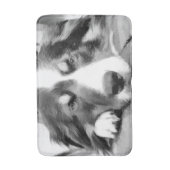 TAPIS DE BAIN COLLIE FRONTALIÈRE (Devant (Vertical))