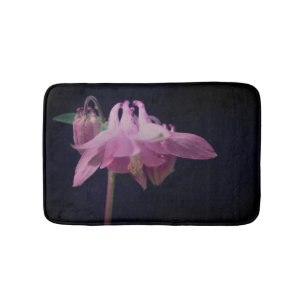 Tapis De Bain Colonne rose intense - Fleur de fond