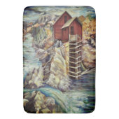 Tapis De Bain Colorado Rocky Mountains River Crystal Mill (devant Vertical)