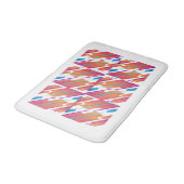 Tapis de bain coloré à éclaboussures vives (Angle)