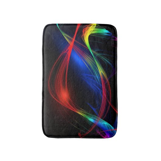 Tapis de bain coloré Abstrait (Devant (Vertical))