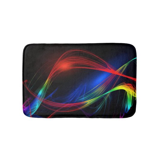 Tapis de bain coloré Abstrait (Devant)