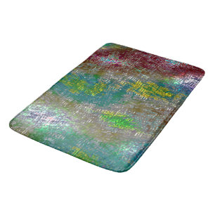 Tapis De Bain Coloré avec rainures et peintures teintées