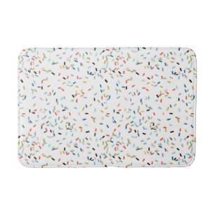 Tapis De Bain Coloré Confetti Motif Automne