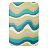 Tapis De Bain Coloré Cool & Fun Waves Stripes (devant Vertical)