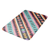 Tapis De Bain Coloré rétro Motif rayé (Angle)