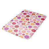 Tapis De Bain Colorful Blooms Pattern (Angle)