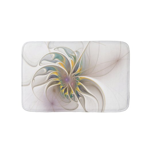 Tapis De Bain Colorful fractal ornament. Flower art (Devant)