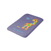 Tapis De Bain Colorful Girafe and Butterfly (Angle)
