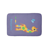 Tapis De Bain Colorful Girafe and Butterfly (Devant)