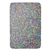 Tapis De Bain Colorful Pixel Squares Background Pattern (devant Vertical)