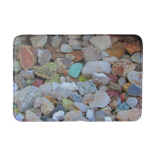 Tapis De Bain Colorful Rock and Gem Collection Photographie