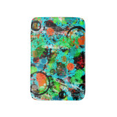 Tapis De Bain Combat Alimentaire Abstrait (Devant (Vertical))