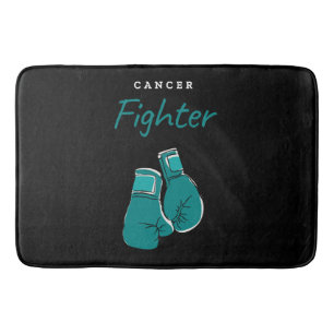 Tapis De Bain combattant du cancer, sarcelle