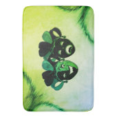 Tapis De Bain Comédie et Tragédie Théâtre Design vert (devant Vertical)