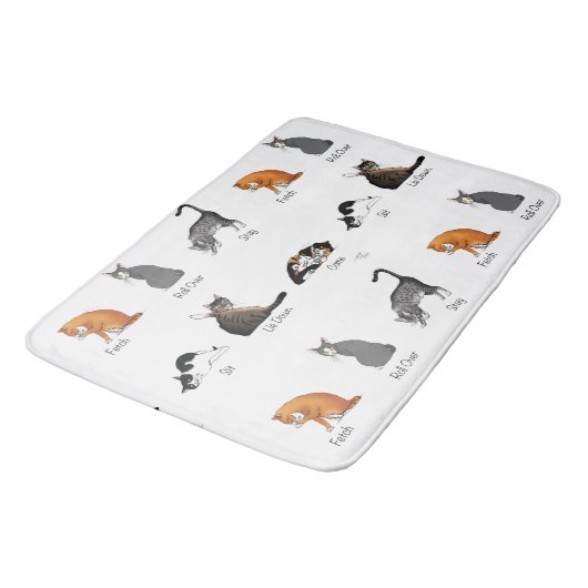 Tapis De Bain Commandes Cat (Angle)