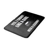 Tapis De Bain Comme un hockey de fille (Angle)