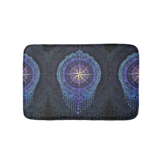 Tapis De Bain Compas céleste Mandala (Devant)