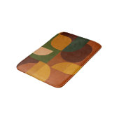 Tapis De Bain Composition Abstraite de Style Mid-Century Modern (Angle)