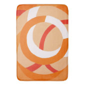 Tapis De Bain Composition no 43 - Monochrome orange (devant Vertical)