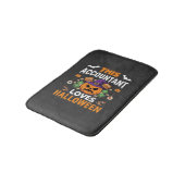 Tapis De Bain Comptable Aime Halloween Citrouille Comptable Desi (Angle)