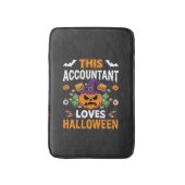 Tapis De Bain Comptable Aime Halloween Citrouille Comptable Desi (Devant (Vertical))