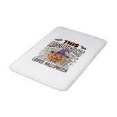 Tapis De Bain Comptable Halloween Drôle Saison fiscale effrayant (Angle)