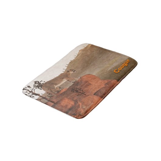 Tapis De Bain Concentration - Cougar (Angle)