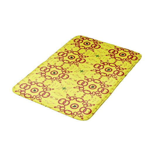 Tapis De Bain Conception abstraite (Angle)