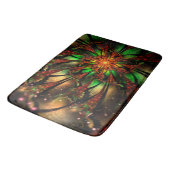 Tapis De Bain Conception Abstraite des fleurs fractales. (Angle)