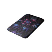 Tapis De Bain Conception Abstraite des fleurs fractales. (Angle)