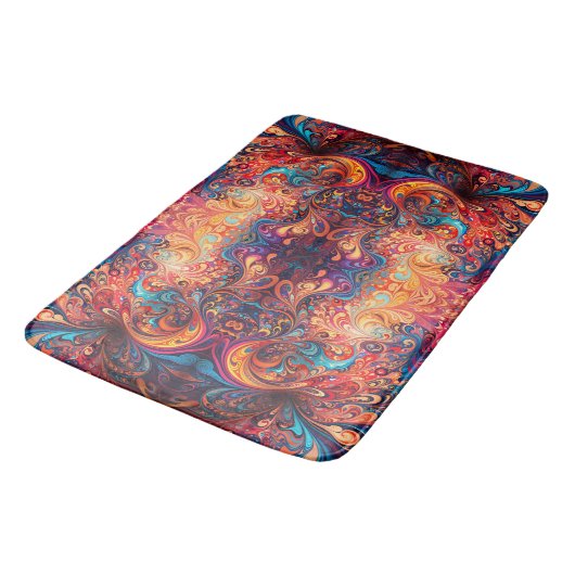 Tapis De Bain Conception abstraite dynamique Mat de bain (Angle)