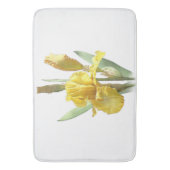 Tapis De Bain Conception botanique de fleur d'iris barbu jaune (devant Vertical)