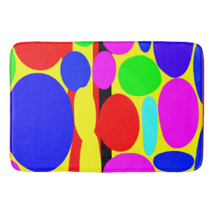 Tapis De Bain Conception colorée dynamique