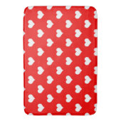 Tapis De Bain Conception d'amour de cœur rouge  (devant Vertical)