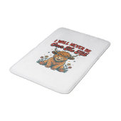 Tapis De Bain Conception d'anniversaire drôle de vache highland  (Angle)