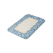 Tapis De Bain Conception d'aquarelle fixe portugaise Azulejo (Angle)