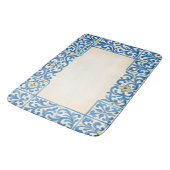 Tapis De Bain Conception d'aquarelle fixe portugaise Azulejo (Angle)