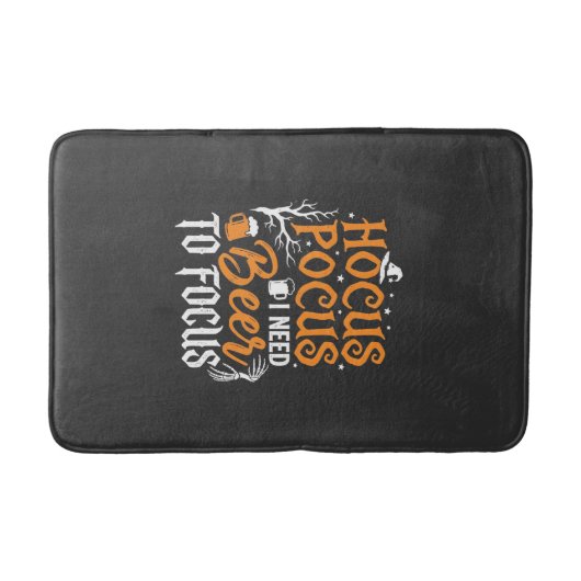 Tapis De Bain Conception de bière Hocus Pocus Halloween_1 (Devant)