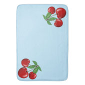 Tapis De Bain Conception de cerises rouges personnalisable (devant Vertical)
