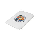 Tapis De Bain Conception de chat de batterie sociale introverti (Angle)