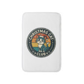 Tapis De Bain Conception de chat de Noël - Club de chat de Noël (Devant (Vertical))