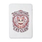 Tapis De Bain Conception de chat drôle de la Saint-Valentin - Ch (Devant (Vertical))