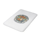 Tapis De Bain Conception de chat mignon de professeur d'école - (Angle)