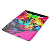 Tapis De Bain Conception de chats colorés (Angle)