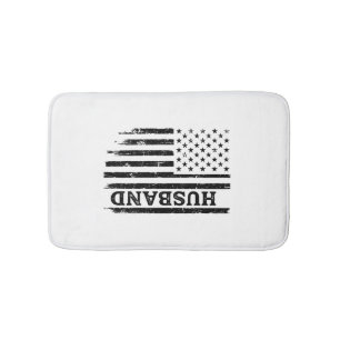 Tapis De Bain Conception de chemise de drapeau patriotique de ma